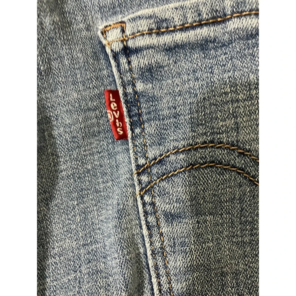 Levis Classic Bootcut Denim Jeans Women's Size 14 Stretch Medium Wash Western - Picture 9 of 11